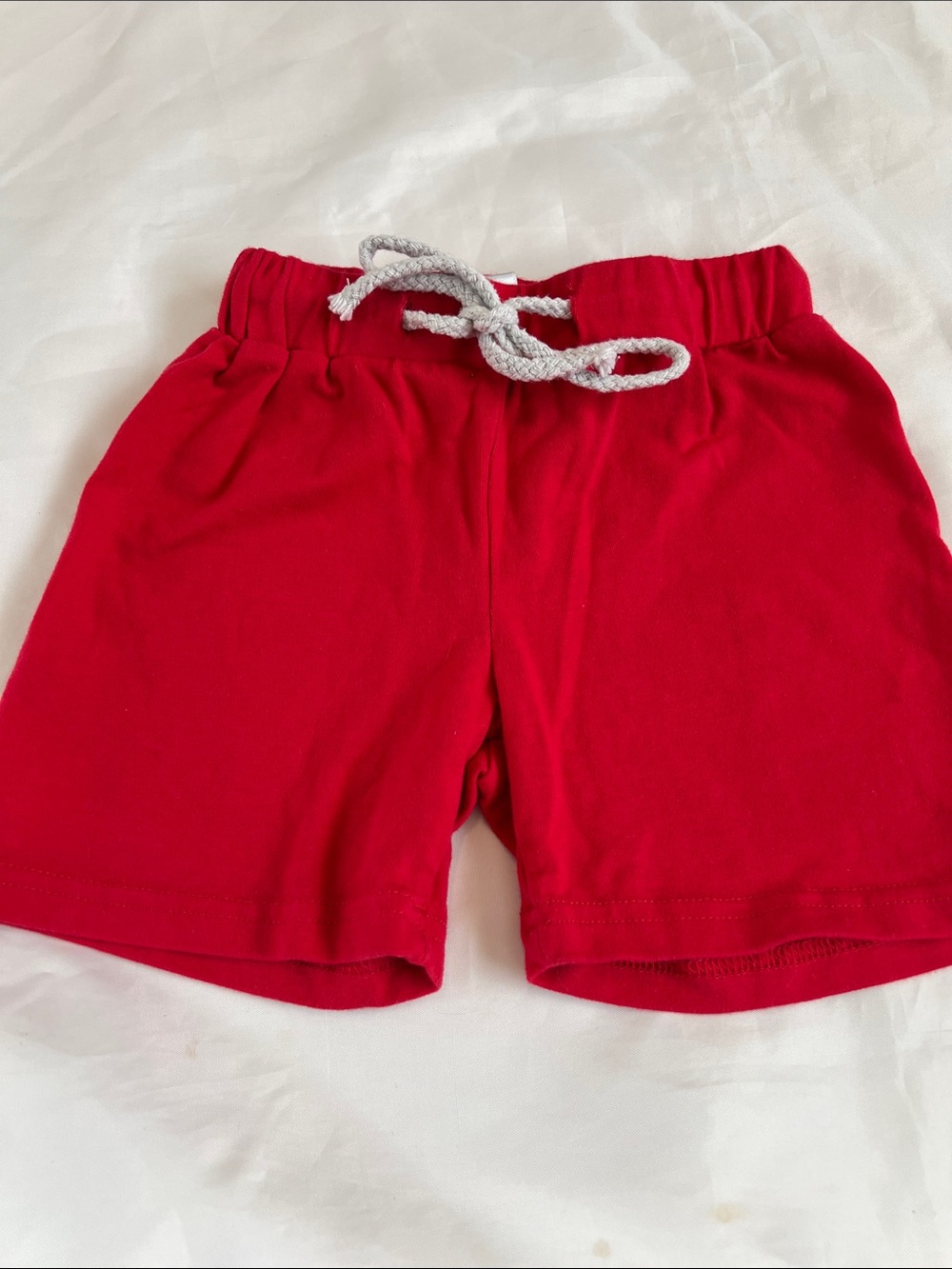 “Bundle 10/$13” baby boy 12m Red Drawstring Knit Shorts summer